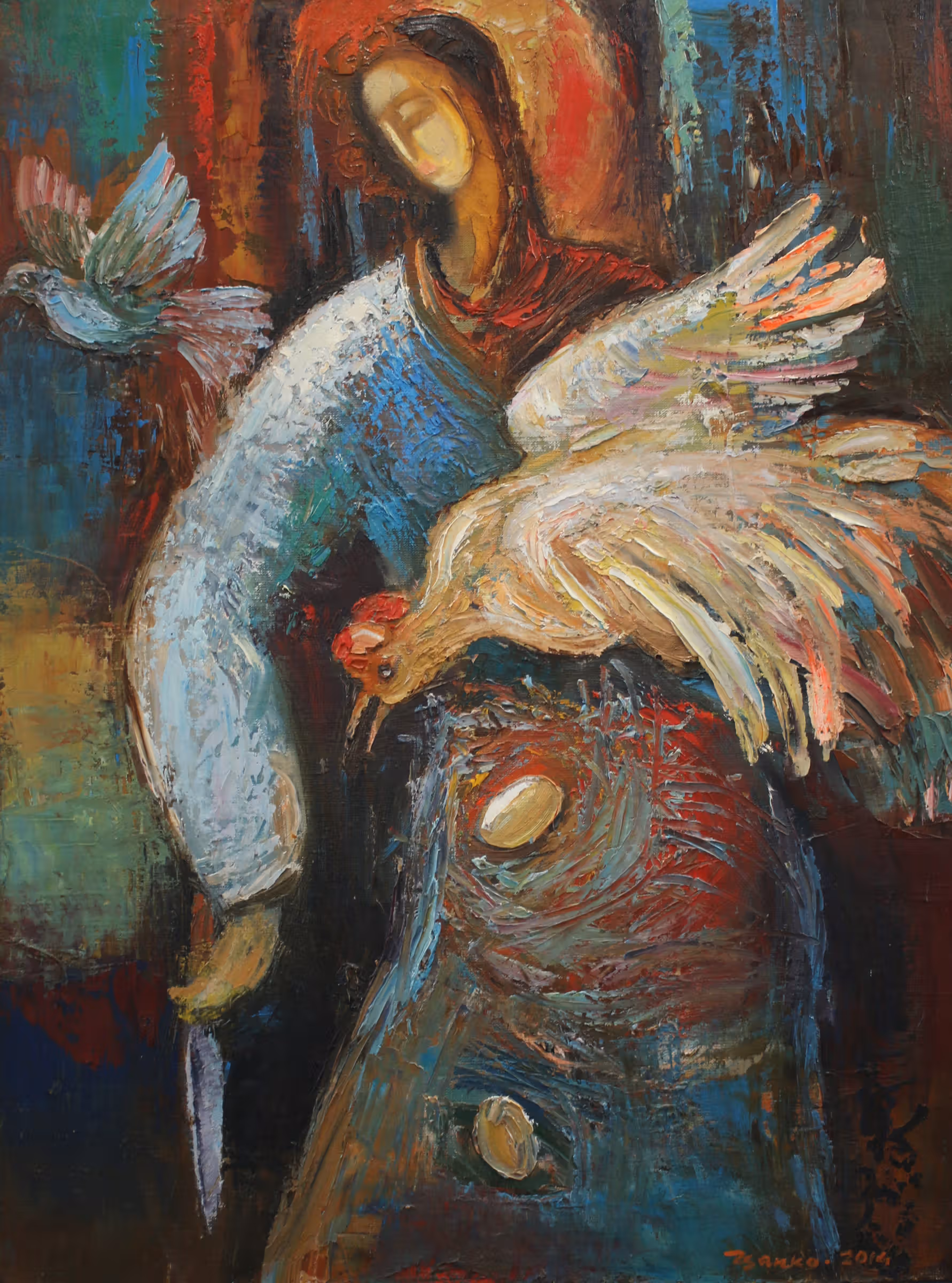 «Складний вибір», полотно, олія, 80x60, 2014