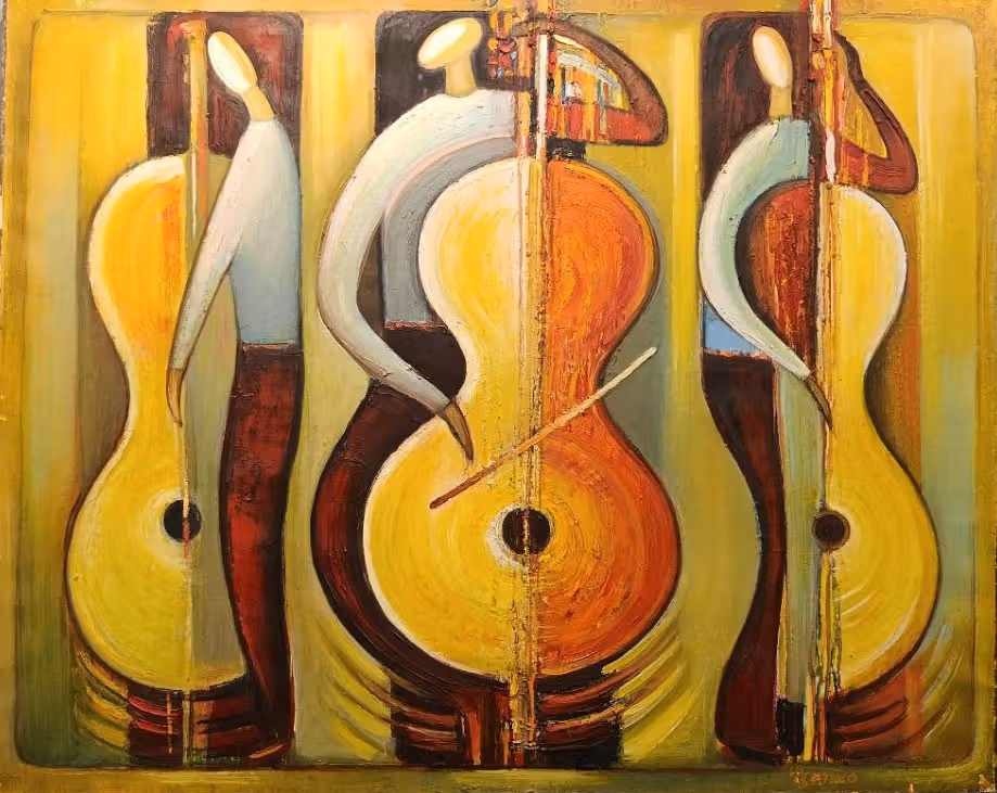 «Тріо», полотно, олія, 80x100, 2007