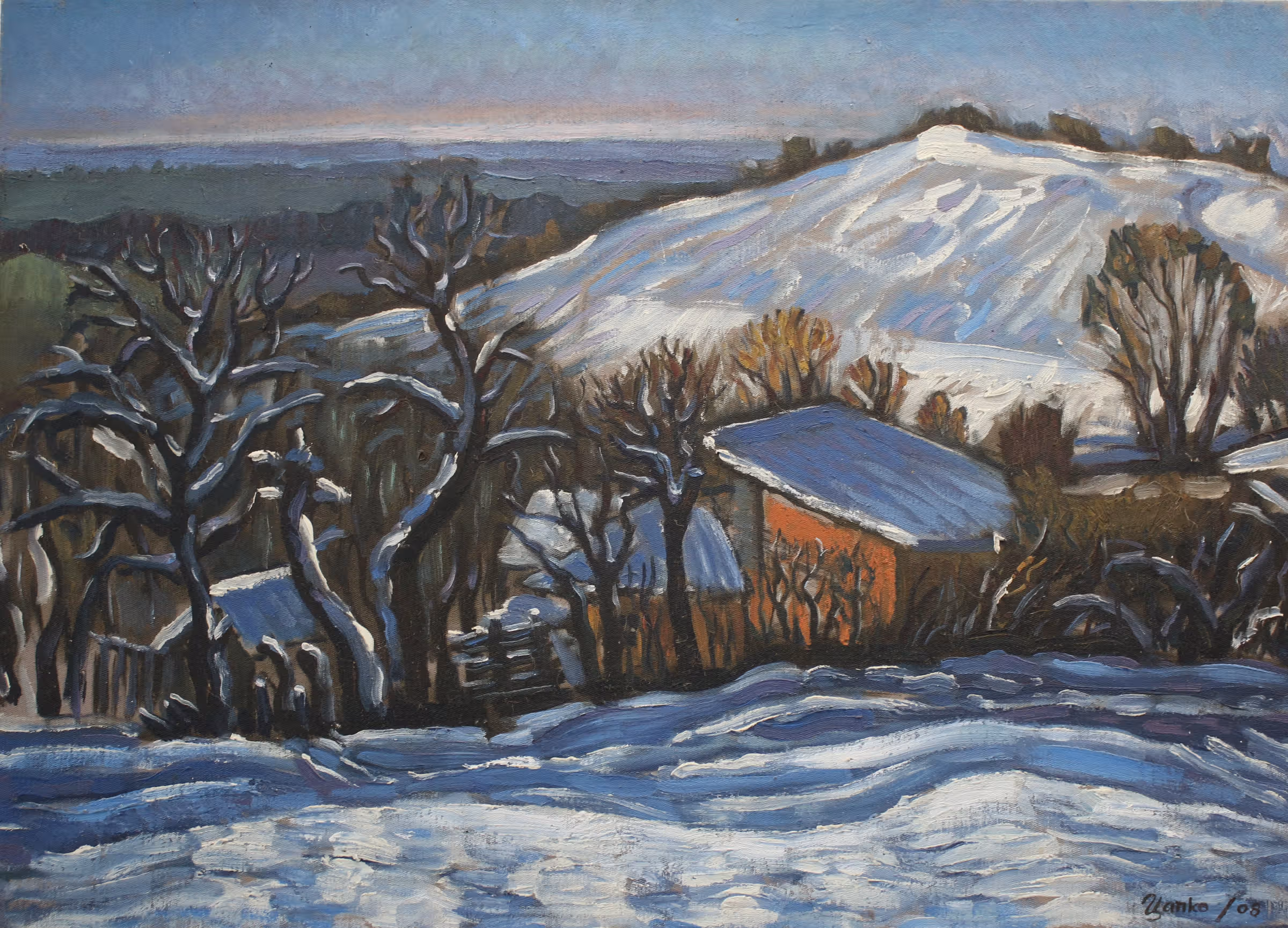 «Будинок-майстерня художника Бабака», полотно, олія, 50x70, 2008