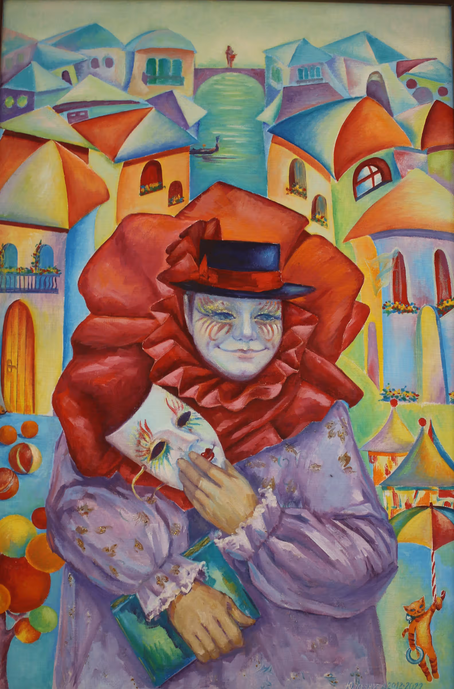 Казкар-витівник. Полотно, олія, 90х60, 2012-2022