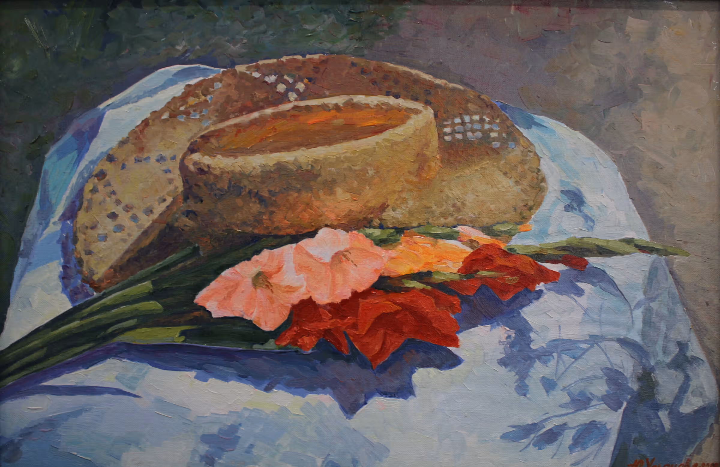 Липень -мандрівник. Полотно, олія, 40х60, 2018
